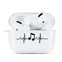 Чехол для наушников Infinity Plastic Case Apple AirPods 3 Transparent Print 2 Note