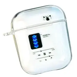 Чохол для навушників Infinity Plastic Case Apple AirPods Pro 2 Transparent Print 1 Player