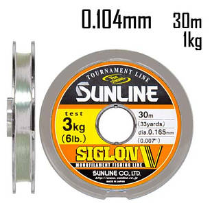 Волосінь Sunline Siglon V 30m 0.104mm 1kg