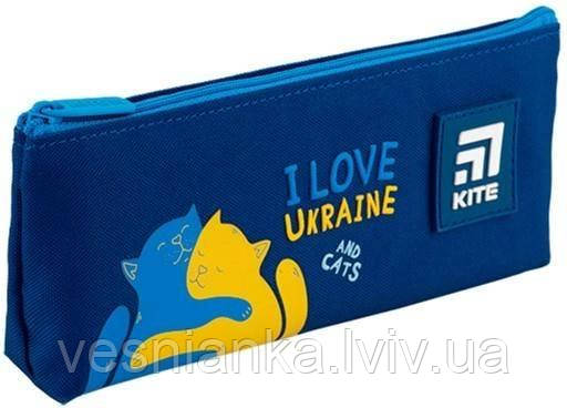 Шкільний пенал косметичка на 1 відділення К24-680-3 Kite