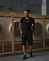 Комплект Jordan футболка черная + шорты Jordan SND