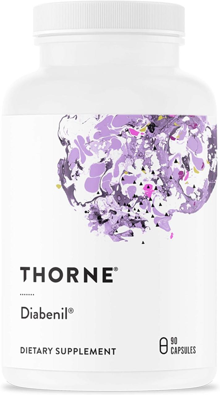 Thorne Research Diabenil / Підтримка здорового рівня цукру в крові з Джимнема сільвестра 90 капсул