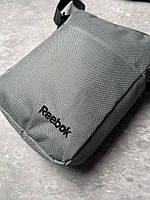 Барсетка Reebok серая 600д черное лого (Харьков) SND