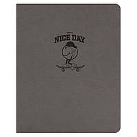 Дневник школьный Полиграфист NiceDay 42 листа Серый обложка искусственная кожа Щ42-U-2011