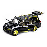 Металева машинка Lexus LX570 світло звук інерція відчиняються двері Лексус 1:24 Розмір 20 см EL 3121, фото 2