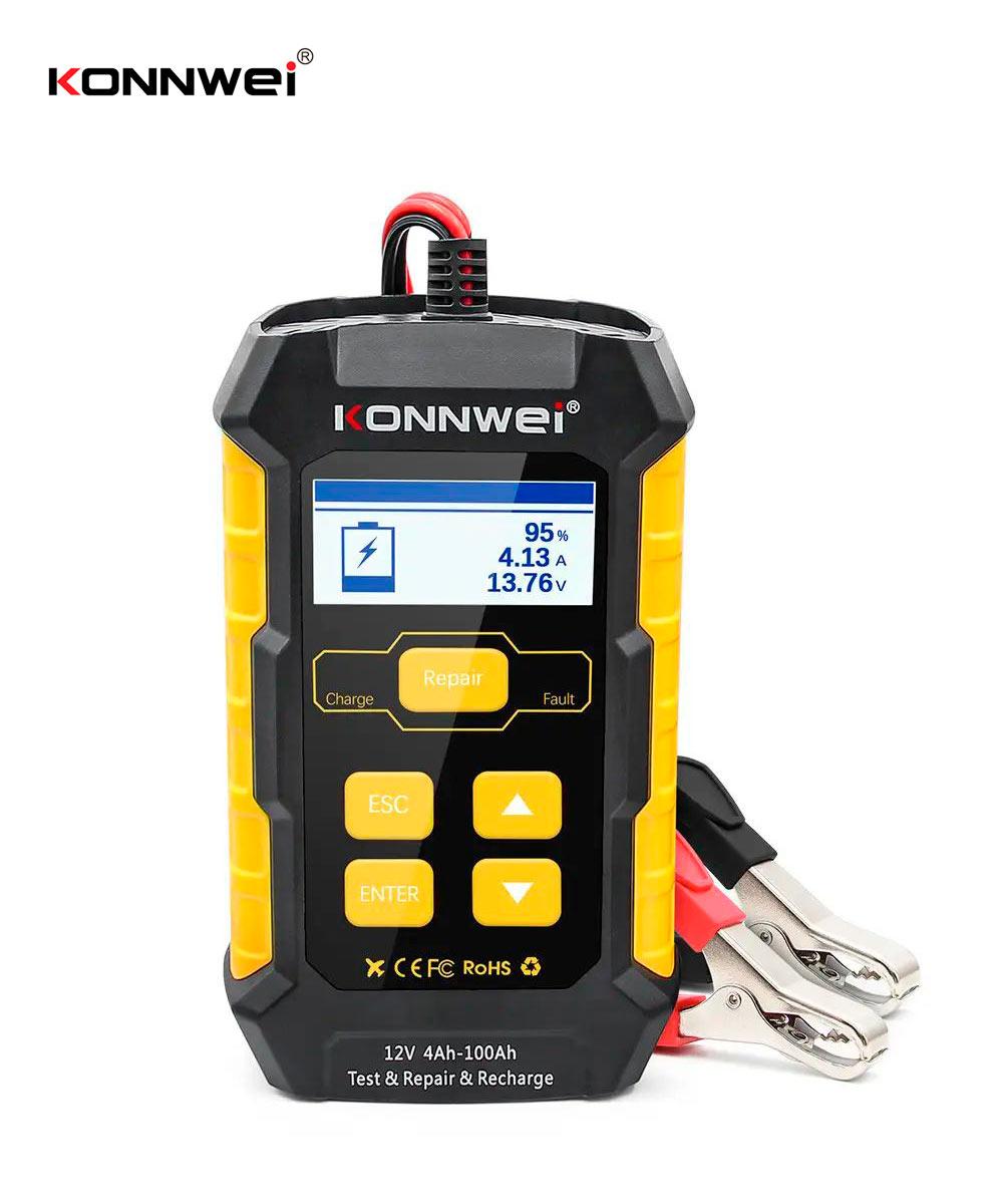 Konnwei KW510 тестер АКБ та генератора | Автомобільна зарядка, фото 1