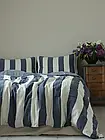 Постільна білизна євро варена бавовна Limasso Ligne Epaisse Dress Blue, фото 7