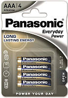 Panasonic Батарейка EVERYDAY POWER щелочная AAА блистер, 4 шт. Купи И Tochka