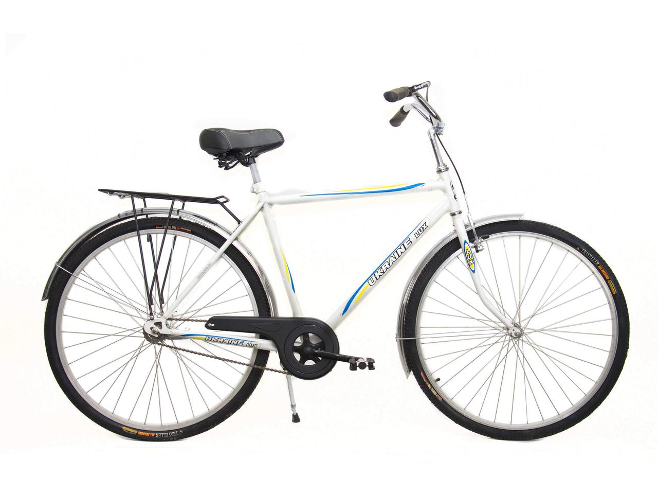 Велосипед ХВЗ 28″ LUX64CZ Cталь білий, фото 1