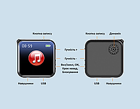 MP3 плеєр диктофон JNN M30 Hi-Fi 32Gb із зовнішнім динаміком Type C, фото 7