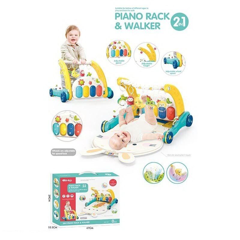 Ходунки килимок 6015 з піаніно та нічником, фото 1