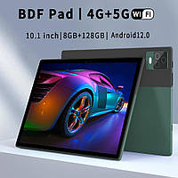 Оригинальный планшет BDF , 2 SIM 10,1-дюйма экран 8 ГБ ОЗУ, 128 ГБ ПЗУ, восьмиядерный процессор Android 12