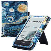 Чохол для Pocketbook 740 Inkpad 3 / Color / Pro Galeo Vertical Leather Stand Van Gogh