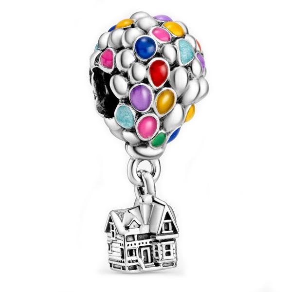 Срібний шарм на браслет Пандора (Супер шоп) "Літальний будинок" 798962C01