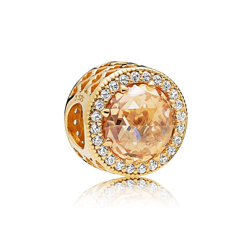 Срібний шарм на браслет Пандора (Супер шоп) "Сяйливі серця"