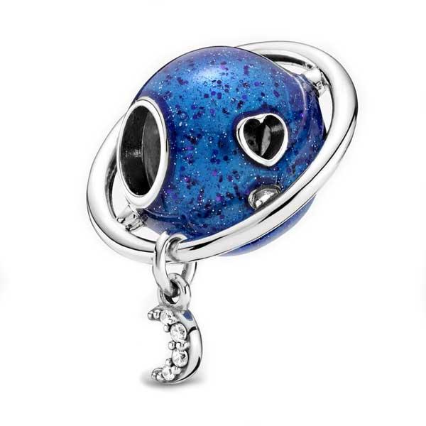Срібний шарм на браслет Пандора (Супер шоп) "Планета Любові" 799227C01