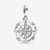 Срібна намистина на браслет Пандора Mі "Компас"