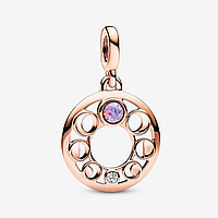 Срібна намистина на браслет Пандора Mі "Фази Місяця"