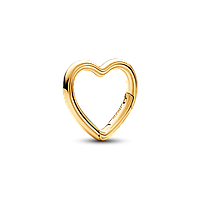 Срібний з'єднувач для стилізації у формі серця Pandora ME