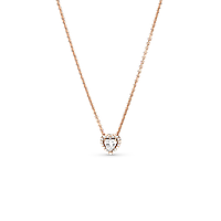 Срібне намисто    "Блискуче серце" 388425C01