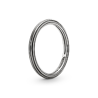 Срібне кільце з покриттям рутенням