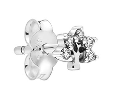 Срібна сережка "Моє дерево" 298387CZ