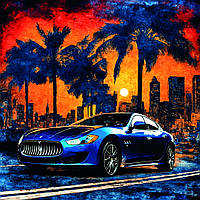 Картина на полотні "Maserati №2"