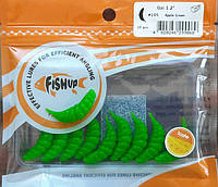 Приманка FishUp Ozi 1.2" (10шт.), #105 - Apple Green, Запах Сыр!