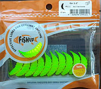 Приманка FishUp Ozi 1.2" (10шт.), #111 - Hot Chartreuse, Запах Сыр!