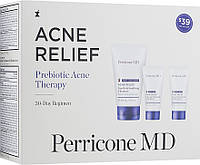 Набор - Perricone MD Acne Relief Prebiotic Acne Therapy (f/lot/59ml + f/gel/21ml + f/cr/21ml) (860678-2)