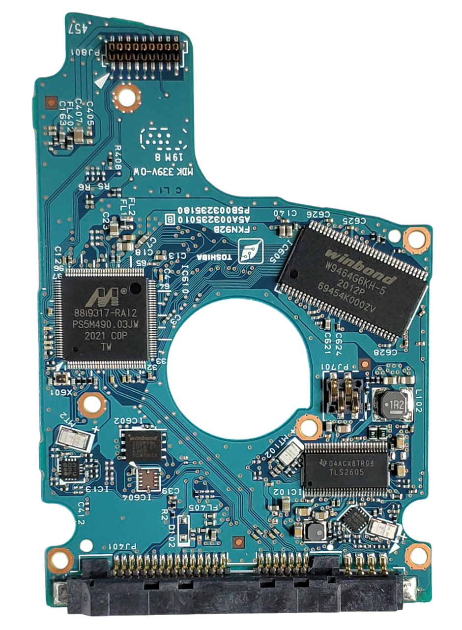 Плата HDD PCB G003235C FKN92B Toshiba MQ01ABF032 MQ01ABF050 HDWK105 HDWK105UZSVA
