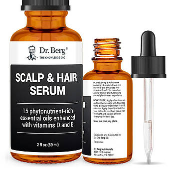 Сироватка для росту волосся преміумкласу Dr. Berg Scalp & Hair Serum 59 мл