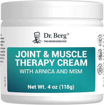 Крем для суглобів і м'язів преміумкласу Dr. Berg Joint & Muscle Therapy Cream 118 г