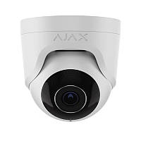 Ajax IP-Камера проводная TurretCam, 5мп, 2.8мм, Poe, True WDR, IP 65, ИК 35м, аудио, угол обзора 100° до 110°,