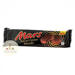 Печиво Mars Secret Centre Biscuits, з карамеллю 132 г.