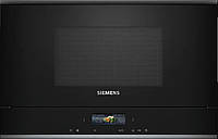 Siemens Микроволновая печь встраиваемая, 21л, электронное управление, 900Вт, гриль, дисплей, черный Купи И