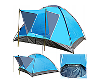 Палатка туристическая 4-местная, легкая, водонепроницаемая, для отдиха в лесу, на пляже с чехлом Maverick MM-s