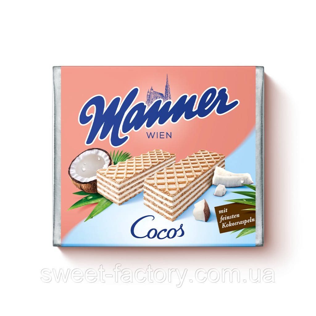 Вафлі Manner Wien Cocos 75g, фото 1