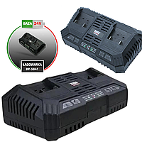 Зарядное устройство для аккумуляторной батареи электроинструментов 24V Li-Ion 2х24 А Bass Polska BP-5841 MM-s