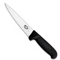 Нож кухонный разделочный Victorinox Fibrox 12 см, черный