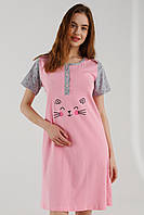Ночная рубашка женская Miss Victoria 70013 2XL Розовый (2000990376084) z117-2024