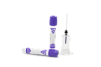 Пробирка вакуумная для забора крови Волес, 5 мл, с К2 ЕДТА и гелем, 13x100 мм, с фиолетовой крышкой