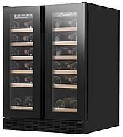 Philco Холодильник для вина, 82x59x57, холод.отд.-116л, зон - 2, бут-38, диспл, подсветка, черный Купи И