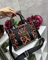 Сумка жіноча сумочка невелика класична леопардова екошкіра