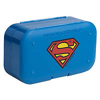 Двойной органайзер для таблеток Супермен Smartshake (Pill Box Organizer 2-Pack DC Supermen) 1 шт