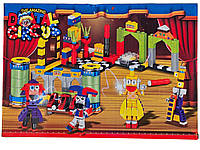 Детский блочный игрушечный конструктор из сериала "Удивительный игровой Цирк" на 236 деталей