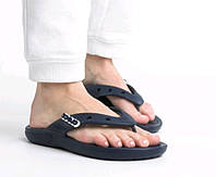 Crocs classic flip-flops вьетнамки синие мужские.