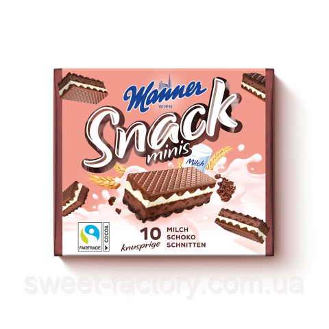 Вафлі Manner Wien Snack Minis 75g, фото 1