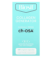 BioSil, ch-OSA Advanced Collagen Generator, улучшенный источник коллагена, 120 вегетарианских капсул