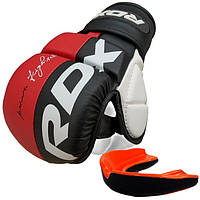 Перчатки для ММА RDX T6 Plus Rex Red L (капа в комплекте) D_2100